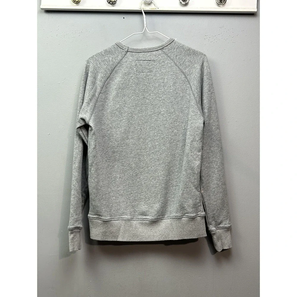 Harding-Lane Sweatshirt Mens Small‎ Gray Needlepoint Car Christmas Tree Holiday